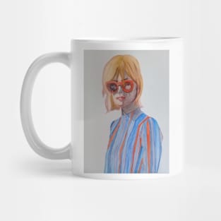 a rayas arte Mug